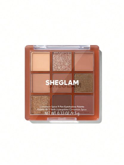 Sheglam 9-Pan Eyeshadow Palette- Cinnamon Spice