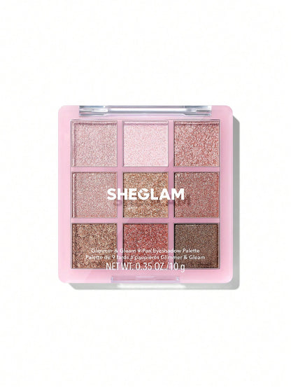 Sheglam 9-Pan Eyeshadow Palette- Glimmer & Gleams