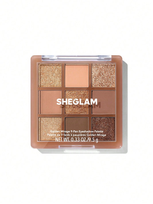 Sheglam 9-Pan Eyeshadow Palette- Golden Mirage