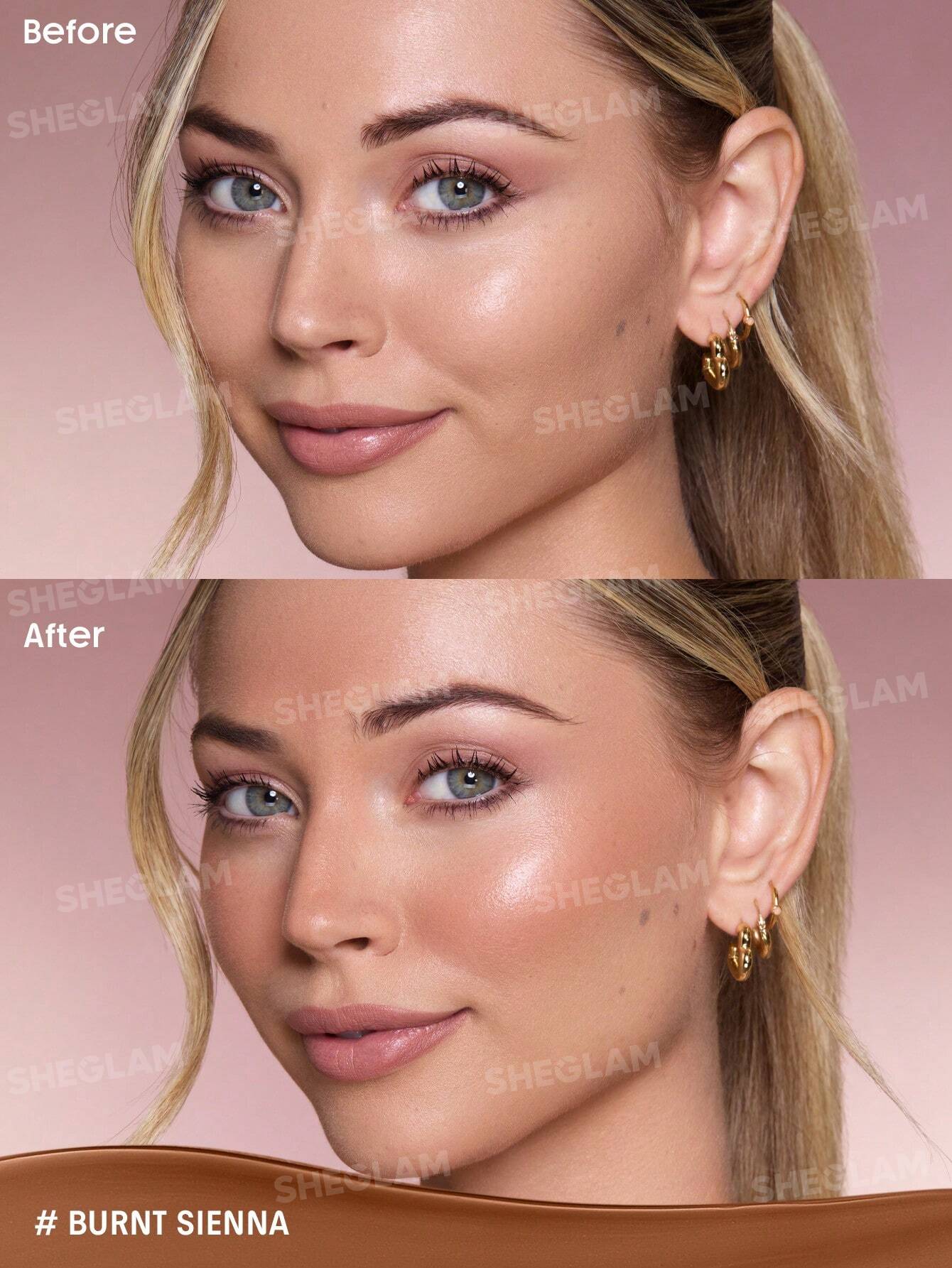 Sheglam Buttery Buff Contour & Bronzer Stick-Burnt Sienna