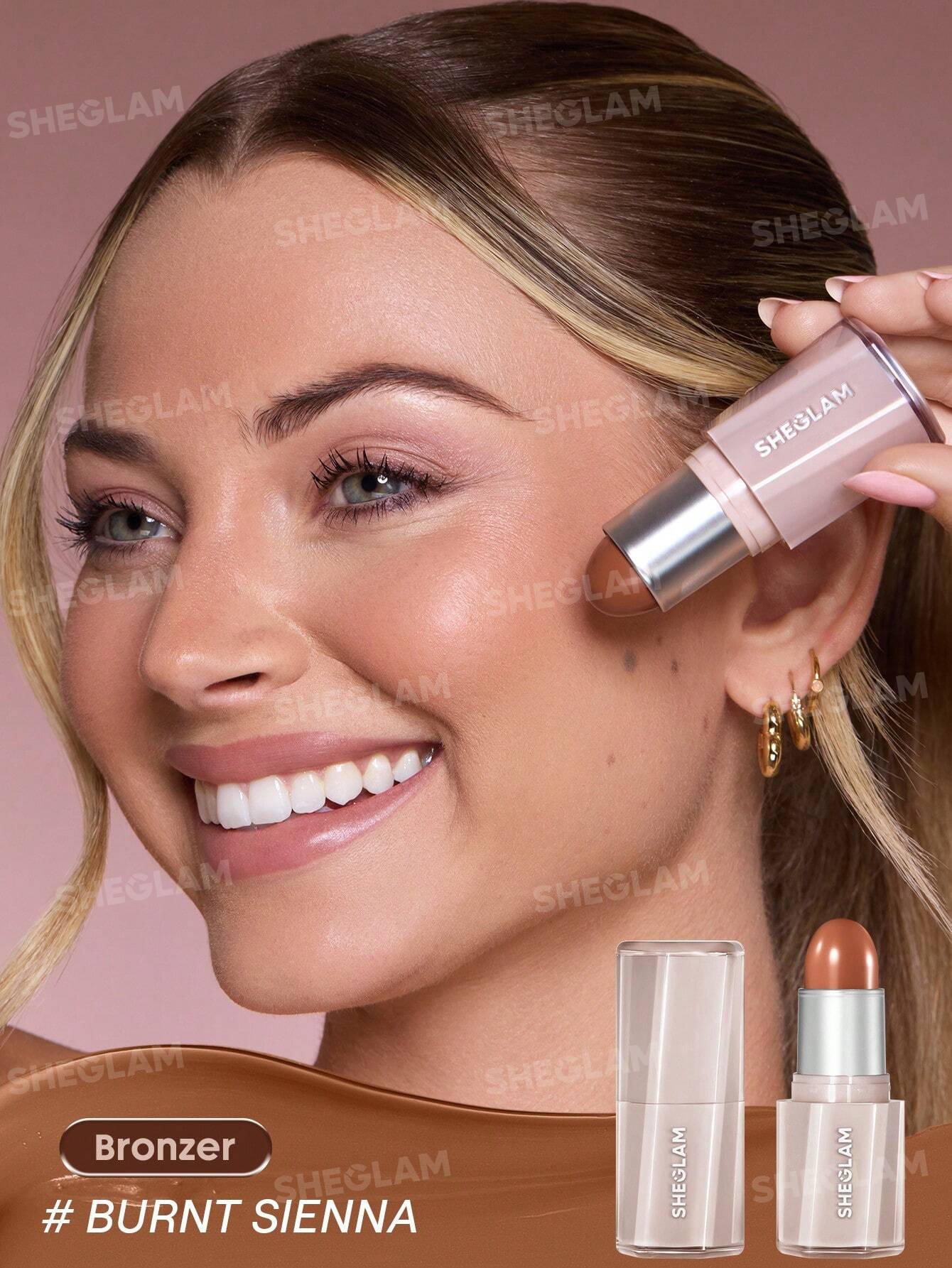 Sheglam Buttery Buff Contour & Bronzer Stick-Burnt Sienna