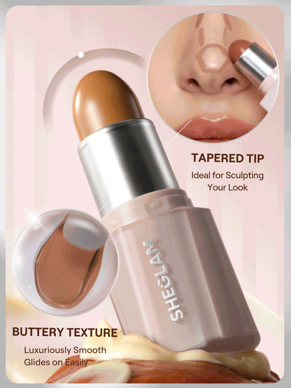 Sheglam Buttery Buff Contour & Bronzer Stick-Hazelnut Latte