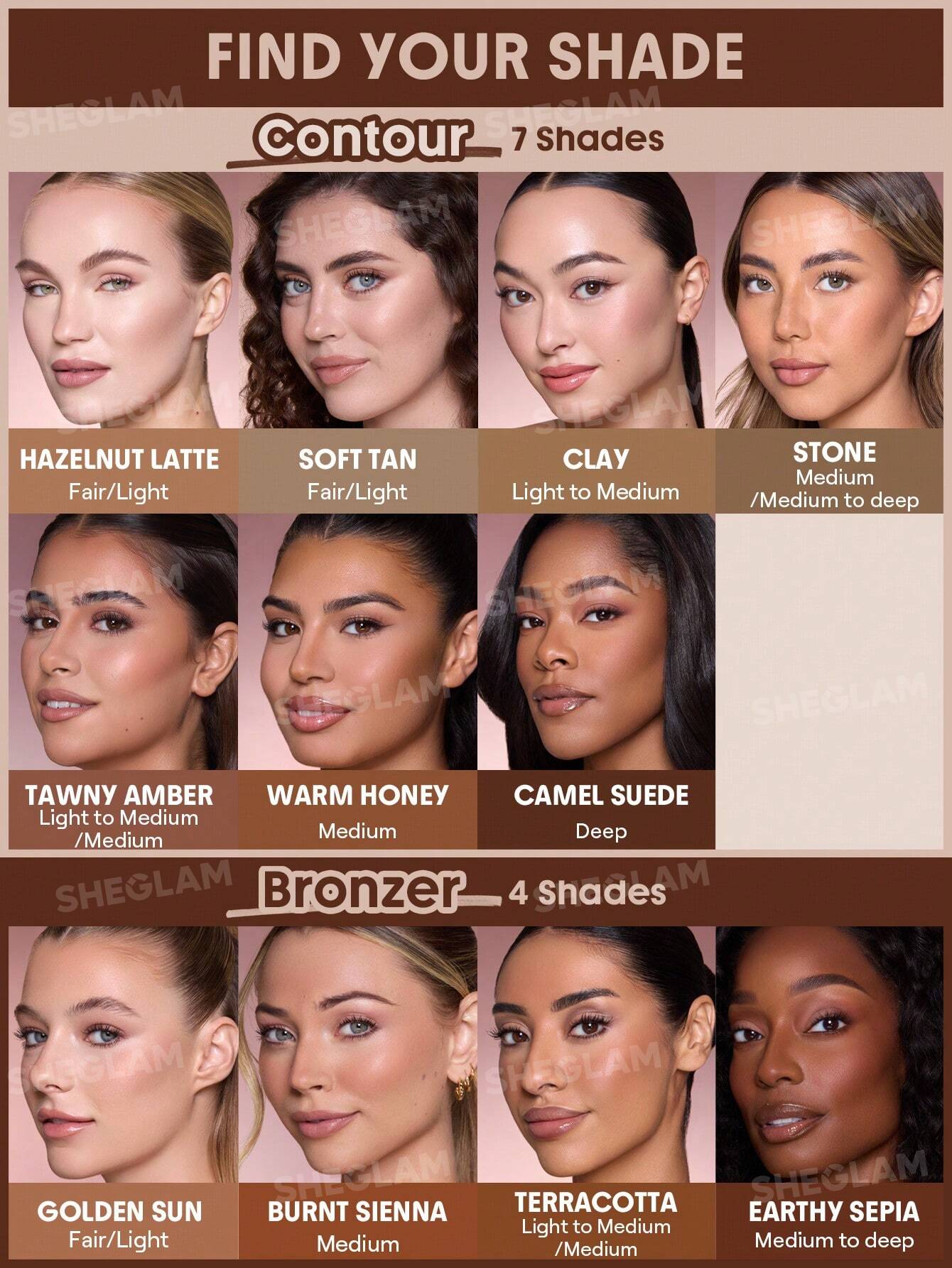 Sheglam Buttery Buff Contour & Bronzer Stick-Hazelnut Latte