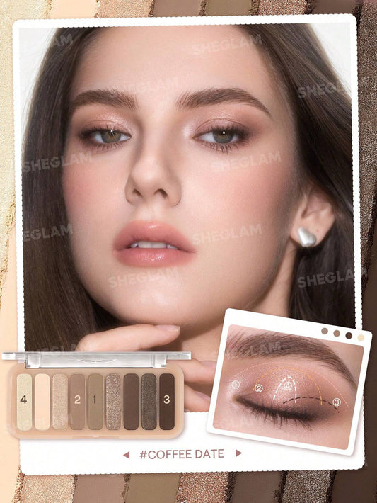 Sheglam Coffee Date Eyeshadow Palette