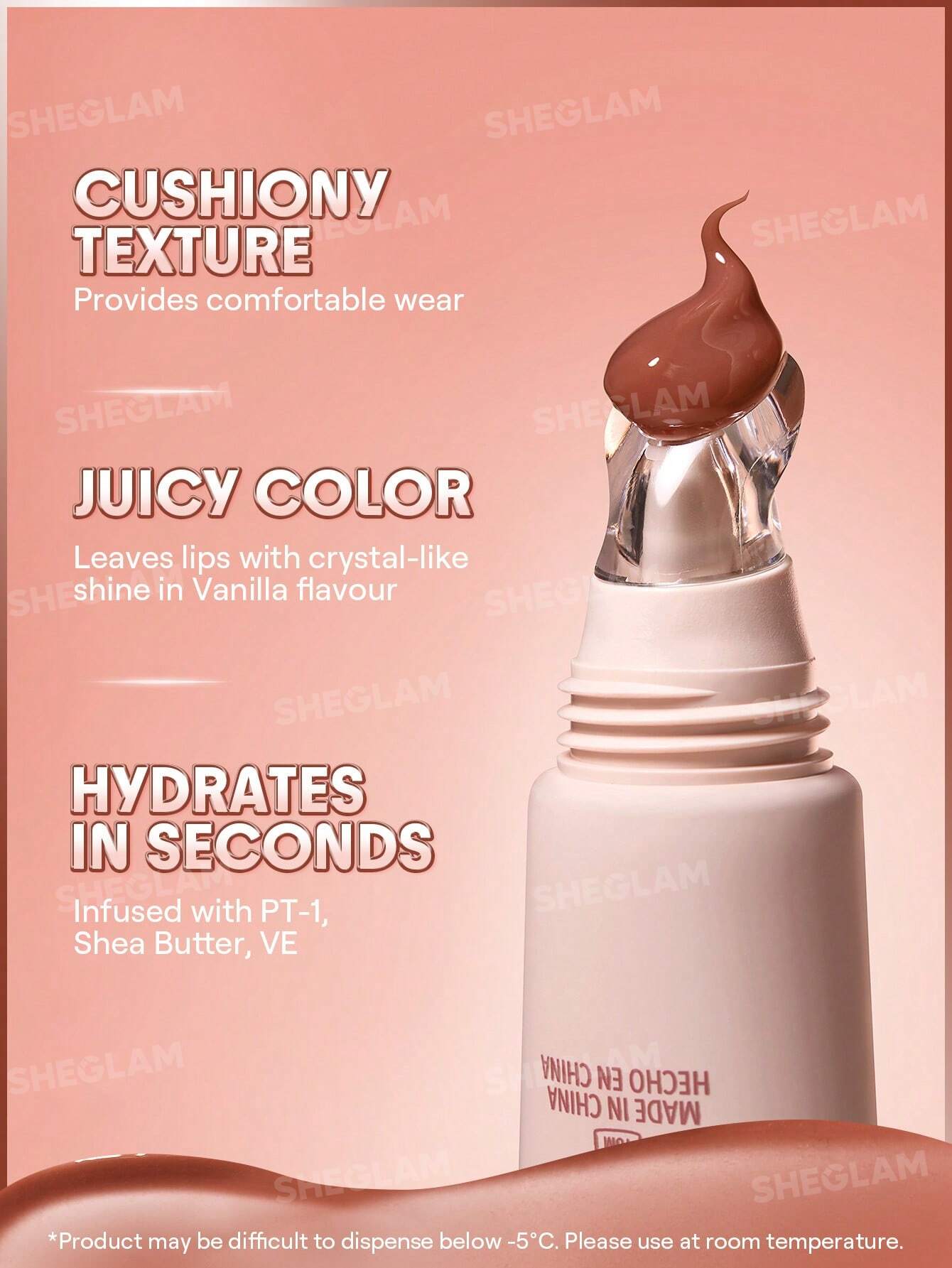 Sheglam Crystal Glaze Moisturizing Lip Care- Vanilla Biscotti