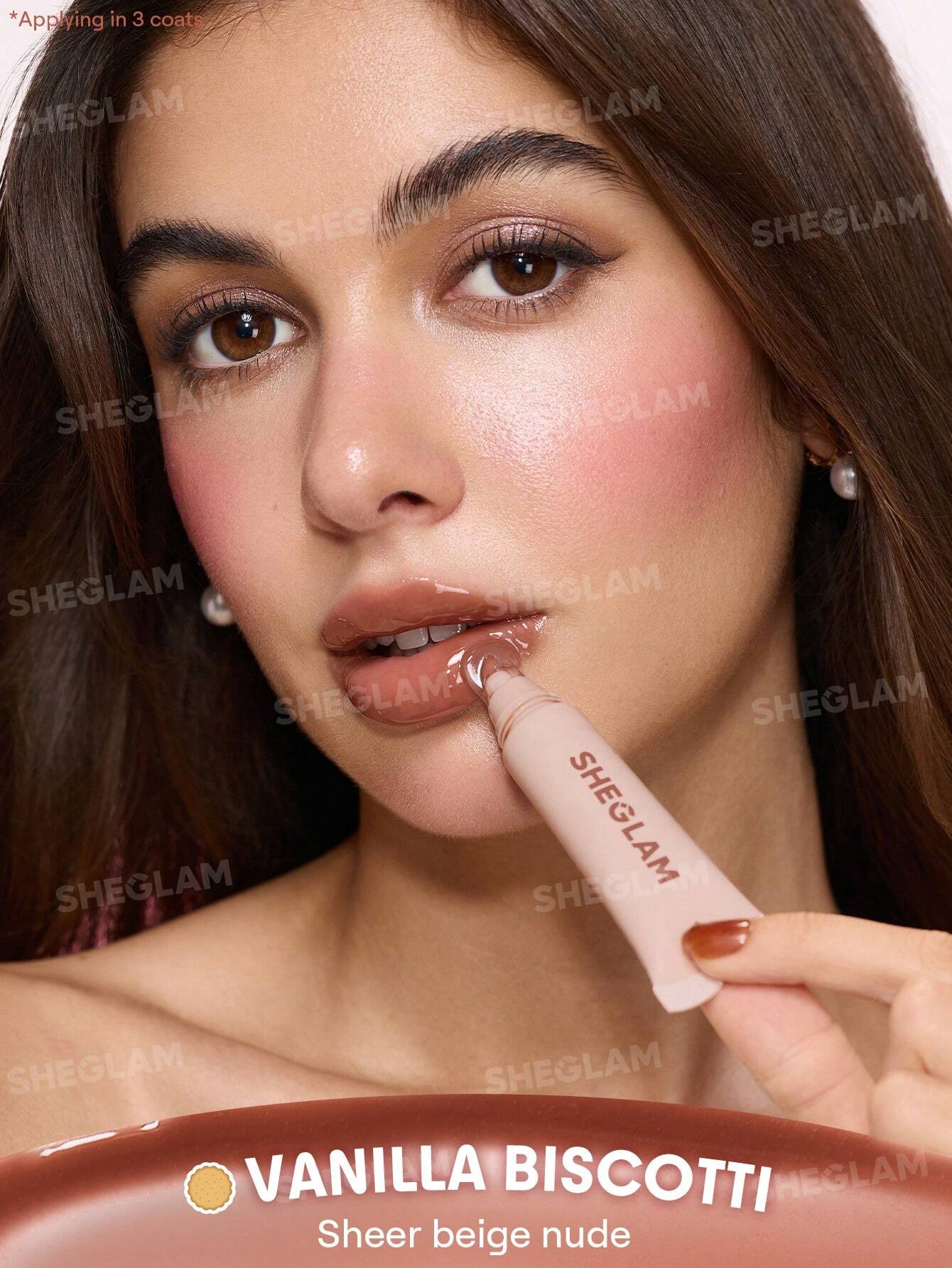 Sheglam Crystal Glaze Moisturizing Lip Care- Vanilla Biscotti