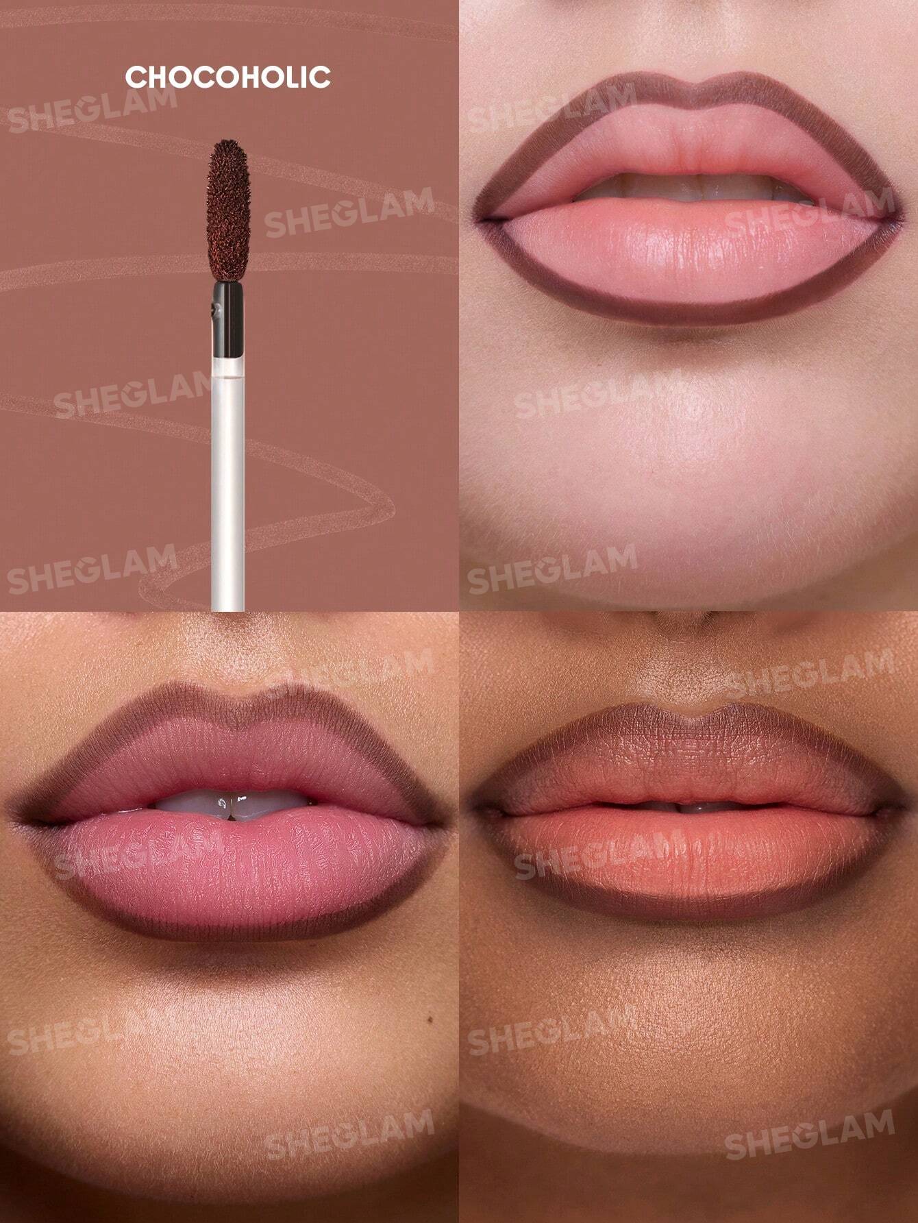 Sheglam Fall In Line Peel Off Lip Liner Stain-Chocoholic