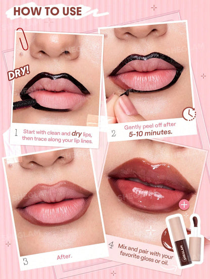 Sheglam Fall In Line Peel Off Lip Liner Stain-Chocoholic