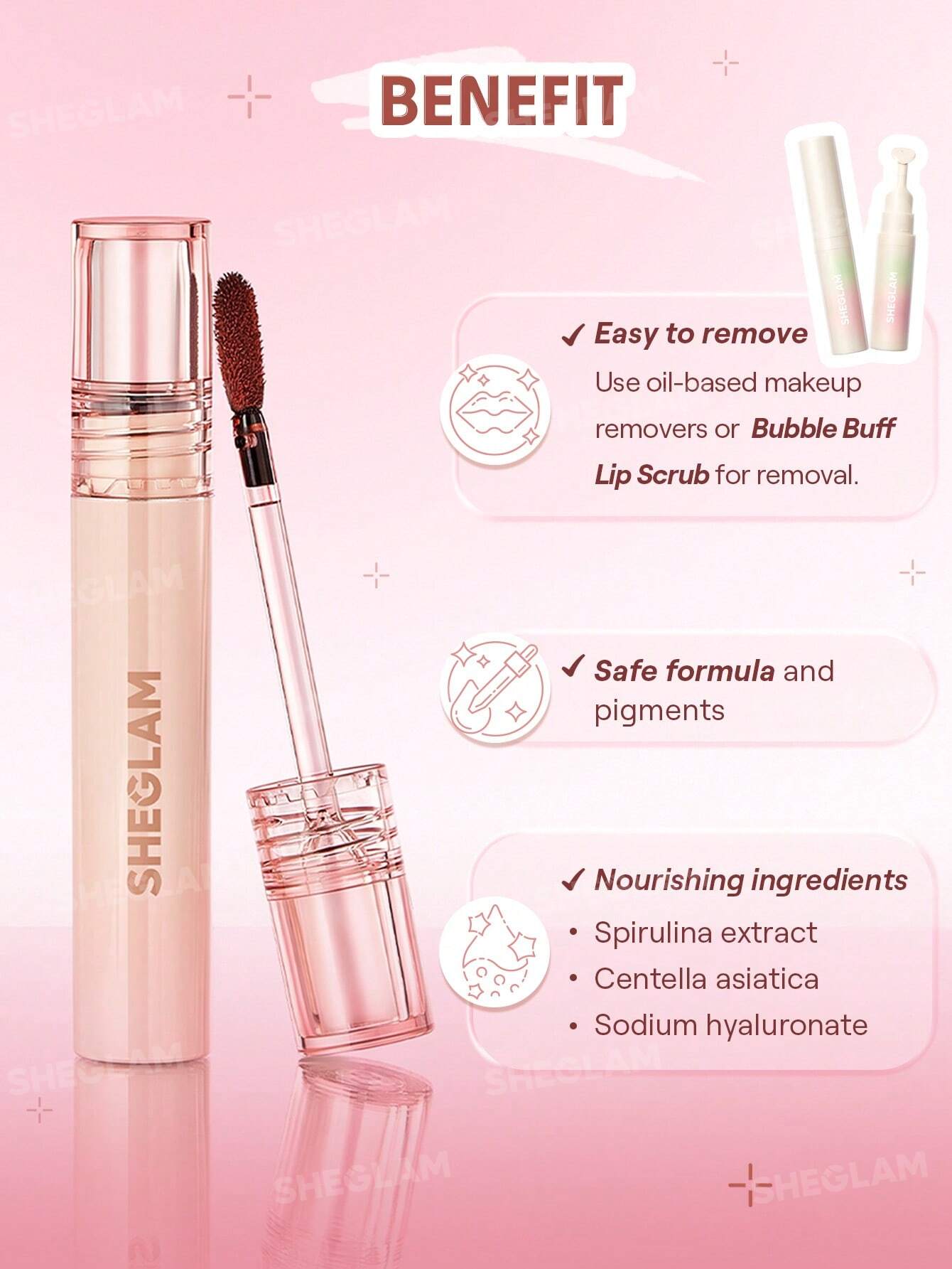 Sheglam Fall In Line Peel Off Lip Liner Stain-Mauvelous