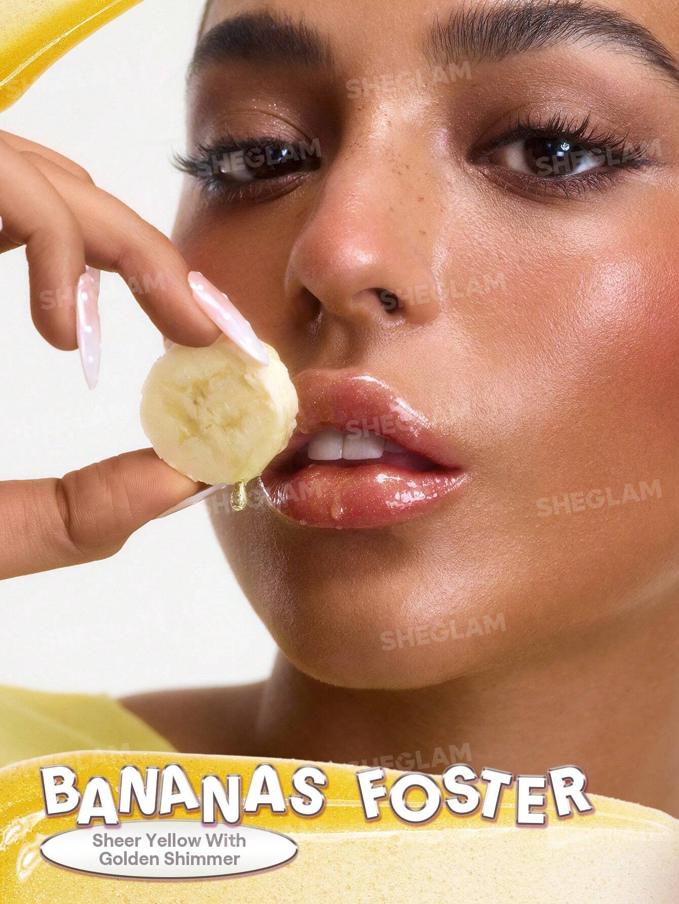 Sheglam Glass Lock Air Gloss-Bananas Foster