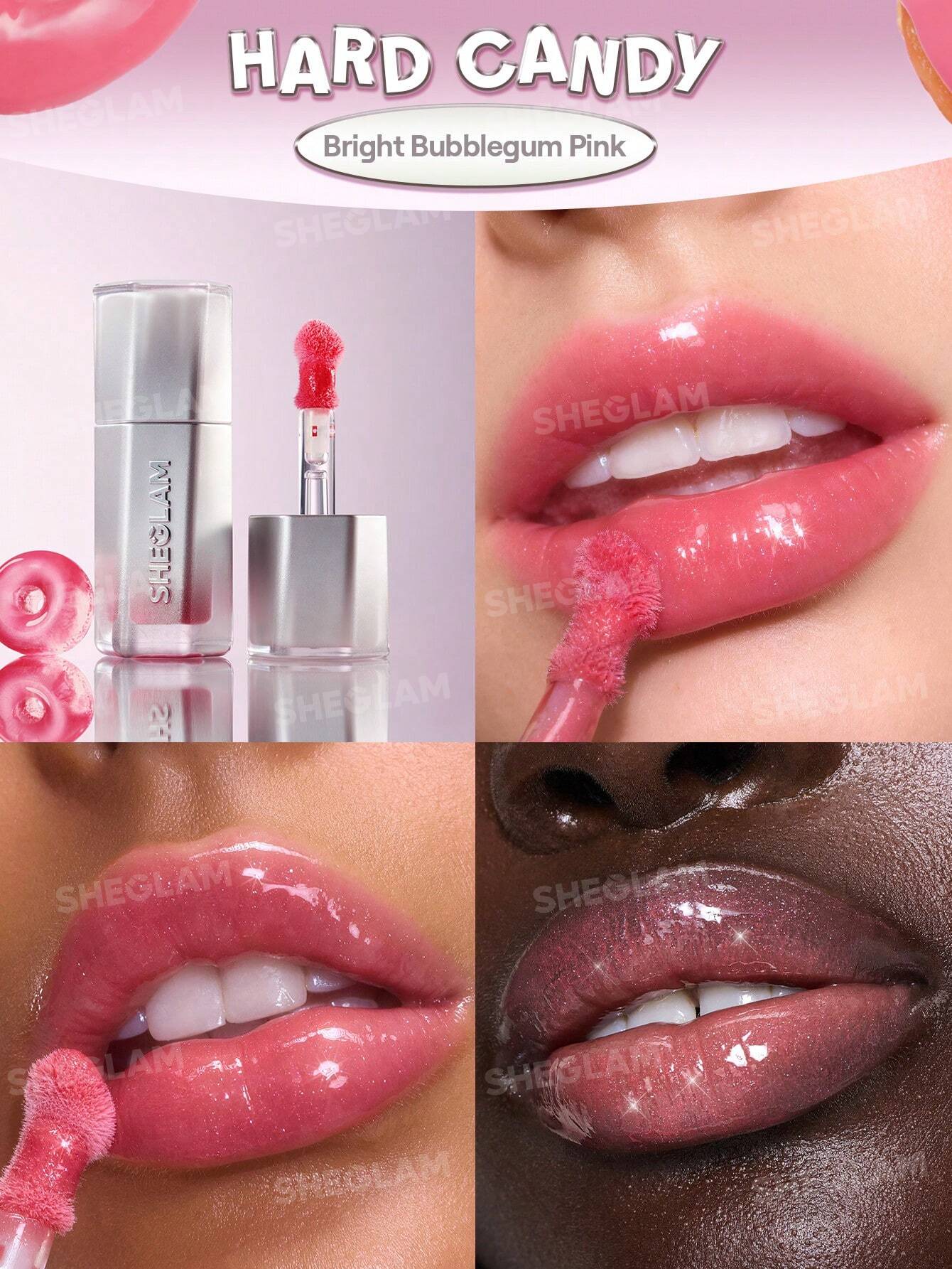 Sheglam Glass Lock Air Gloss-Hard Candy