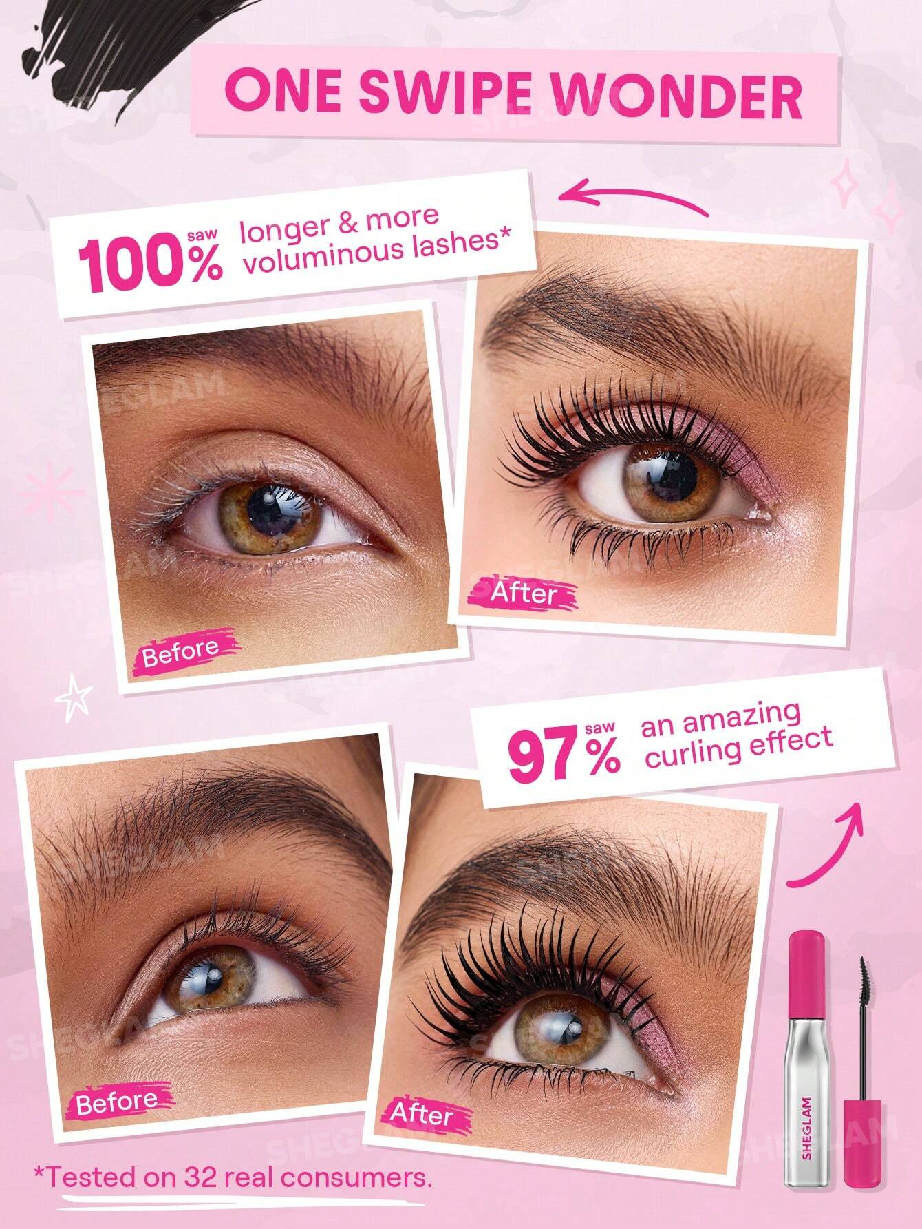 Sheglam Lashlighter Up & Out Mascara 8ml