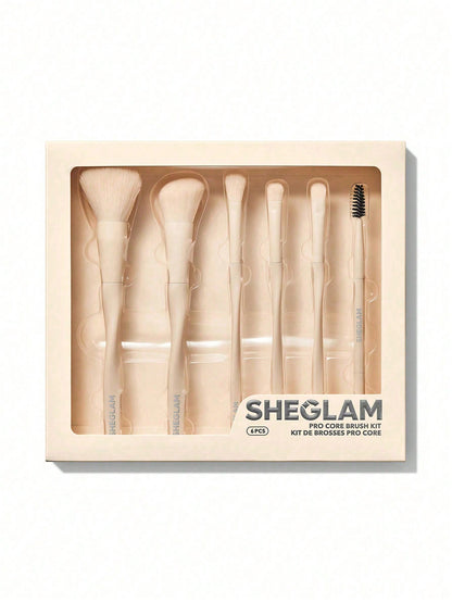 Sheglam Pro Core Brush Kit- Beige