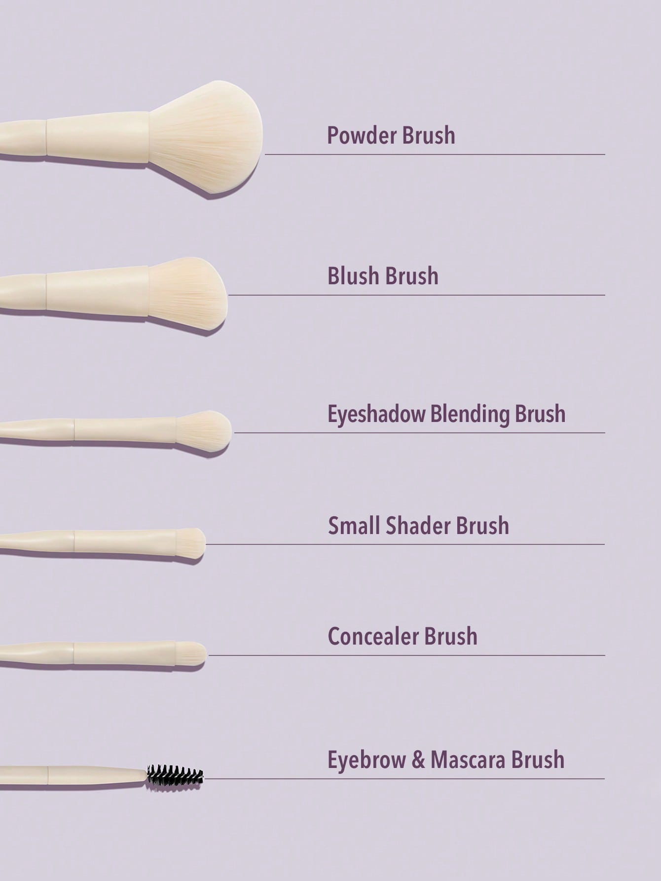 Sheglam Pro Core Brush Kit- Beige