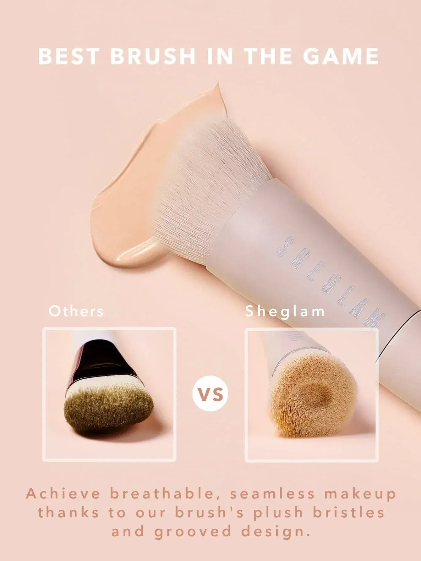 Sheglam Skinfinite Foundation Brush- Khaki