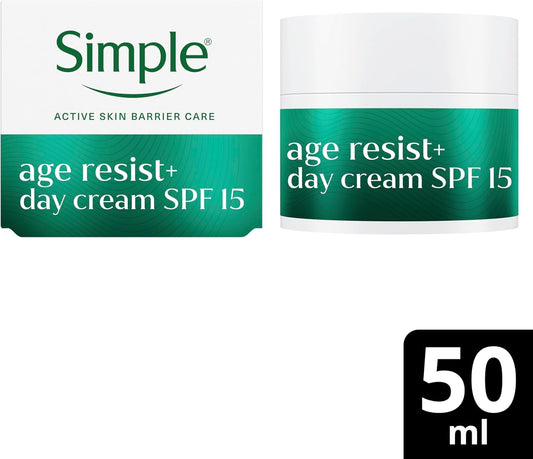 Simple Age Resist+ Day Cream SPF15 50ml