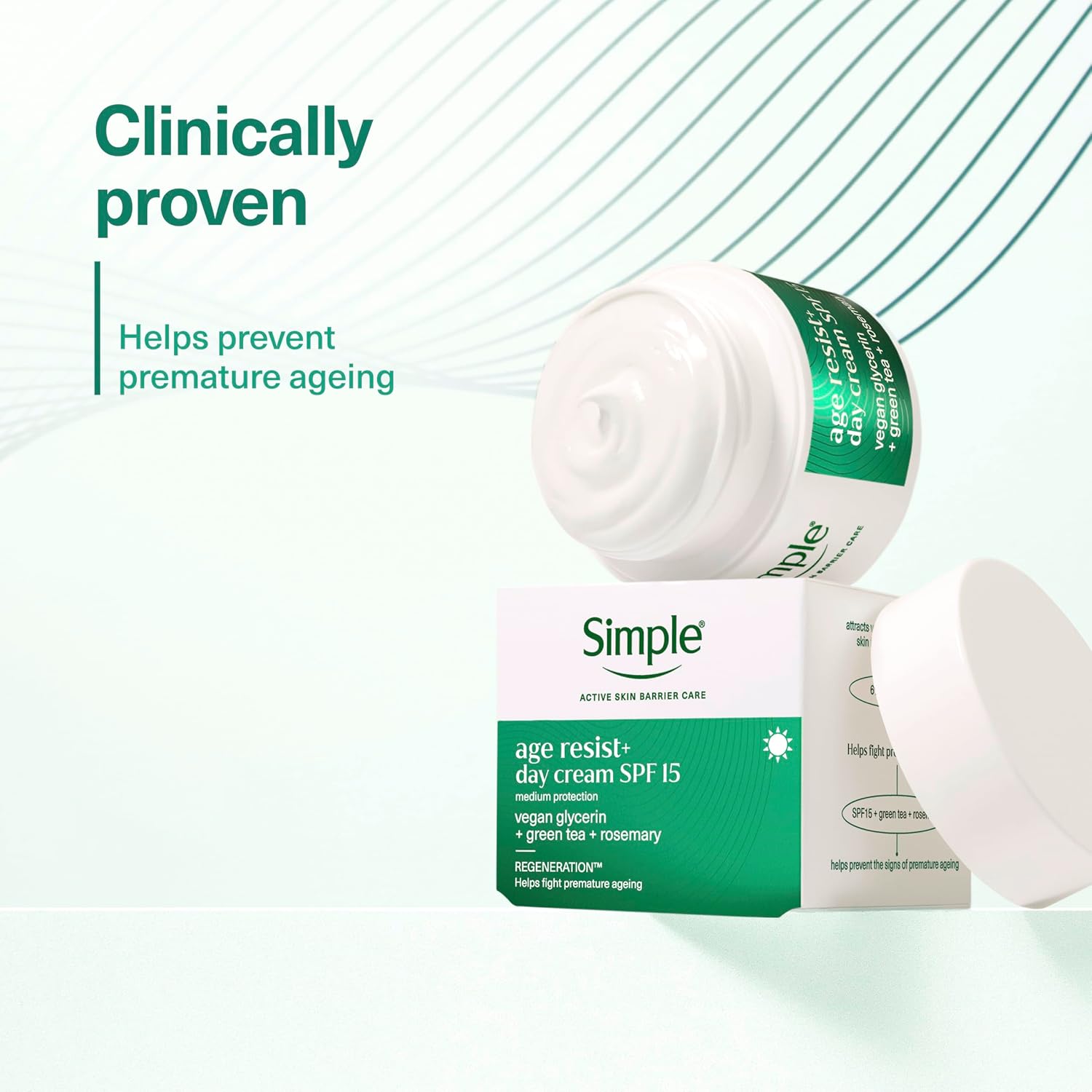Simple Age Resist+ Day Cream SPF15 50ml