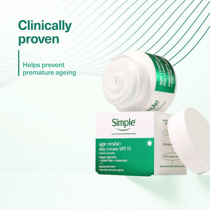 Simple Age Resist+ Day Cream SPF15 50ml