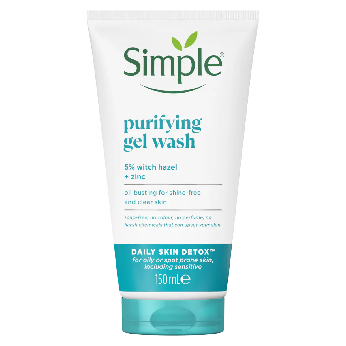 Simple Daily Skin Detox Purifying Gel Wash 150ml