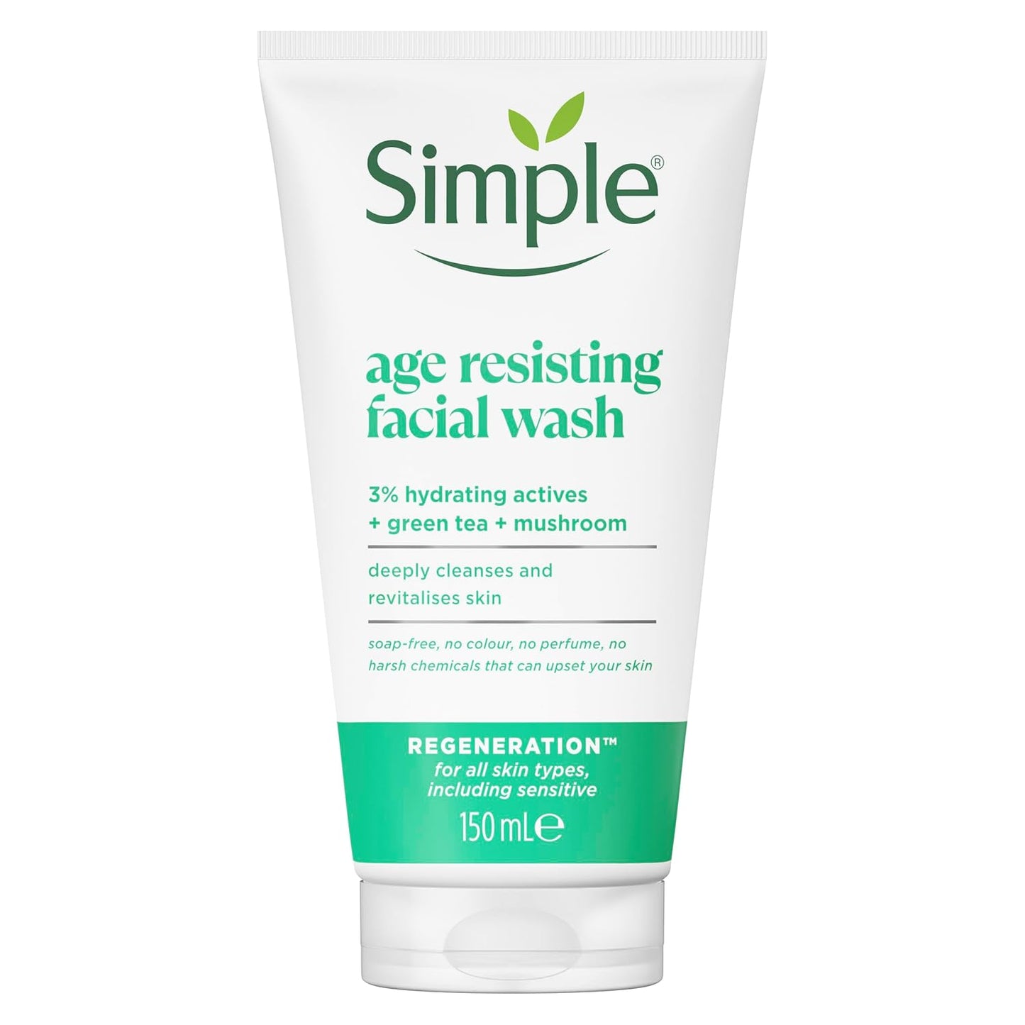Simple Regeneration Age Resisting Facial Wash 150ml