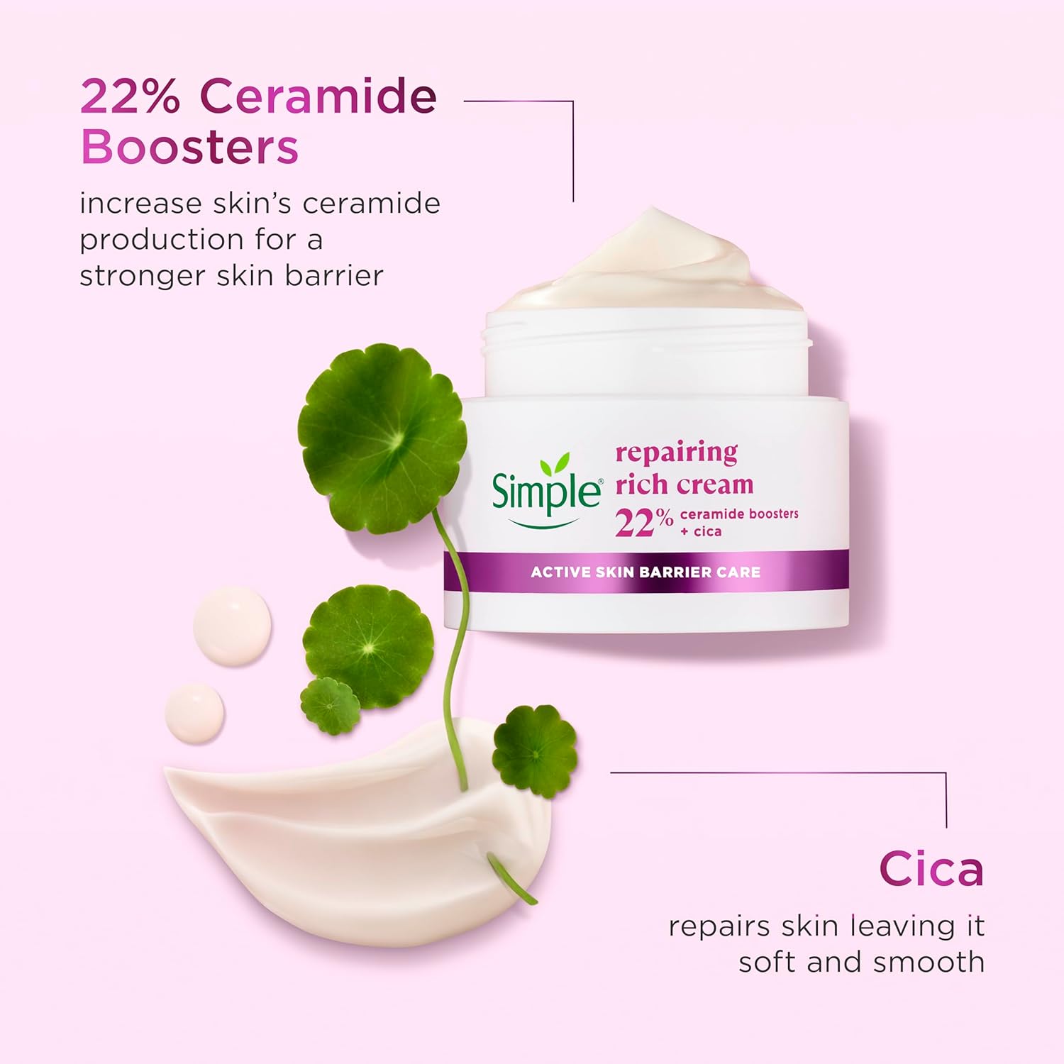 Simple Repairing Rich Face Cream Moisturiser 50ml