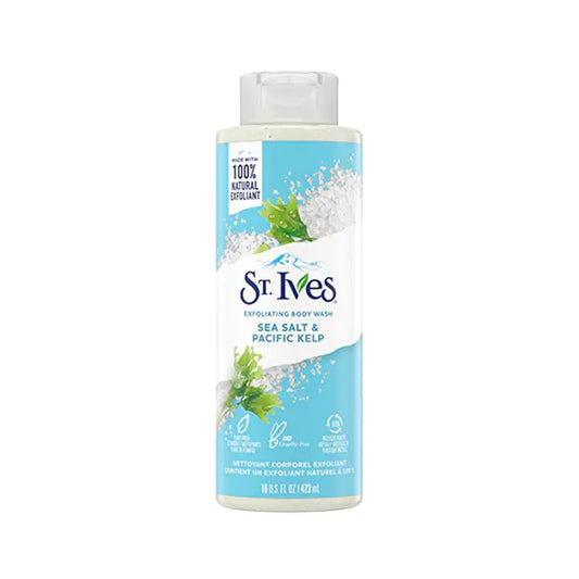 St. Ives Exfoliating Body Wash Sea Salt And Pacific Kelp 473ml