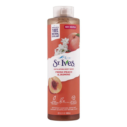 St. Ives Exfoliating Fresh Peach & Jasmine Body Wash 650ml