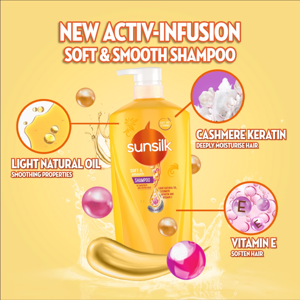 Sunsilk Hair Shampoo Soft & Smooth 350ml