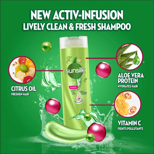 Sunsilk Lively Clean & Fresh Shampoo 300ml