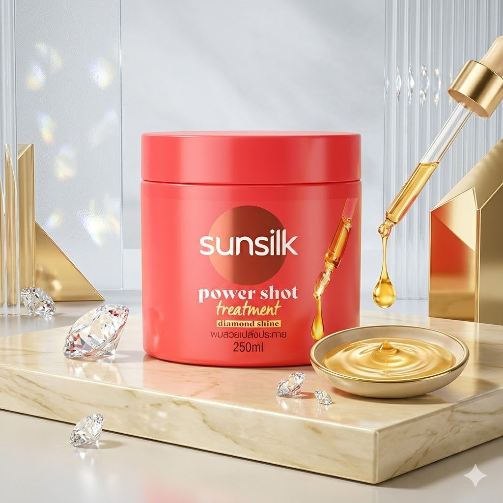 Sunsilk Power Shot Treatment Diamond Shine Hair Mask 250ml