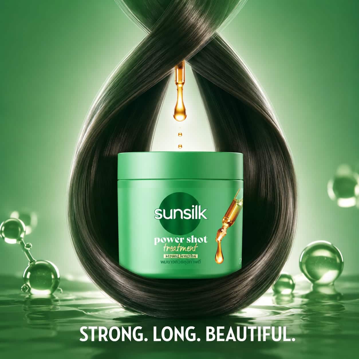 Sunsilk Power Shot Treatment Strong Lengths Hair Mask 250ml