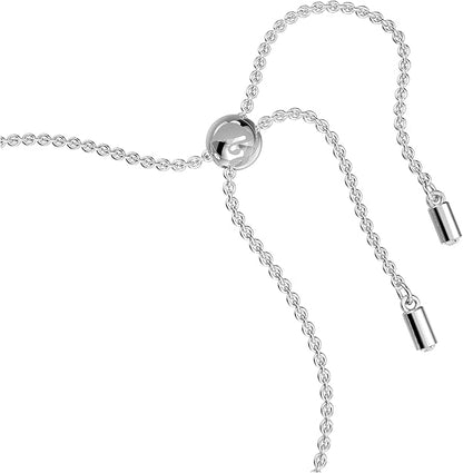 Swarovski Emily Bracelet, White, Rhodium Plated