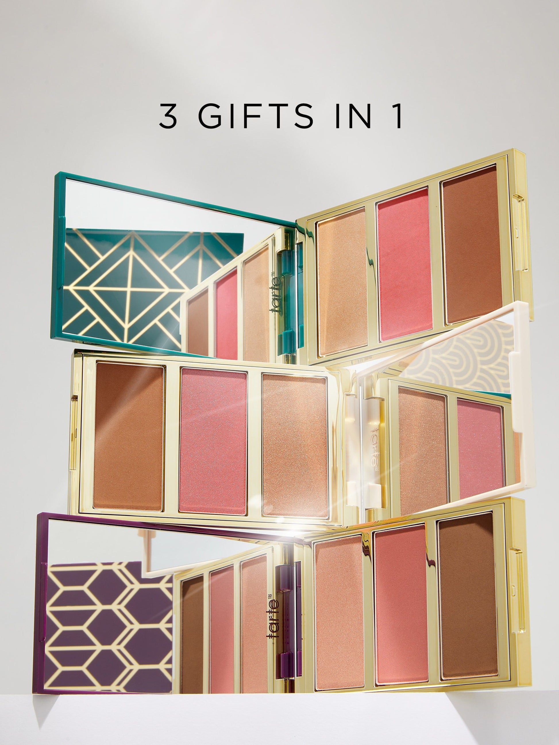 Tarte Amazonian Clay Party Palettes Cheek Set 3 Face Palette