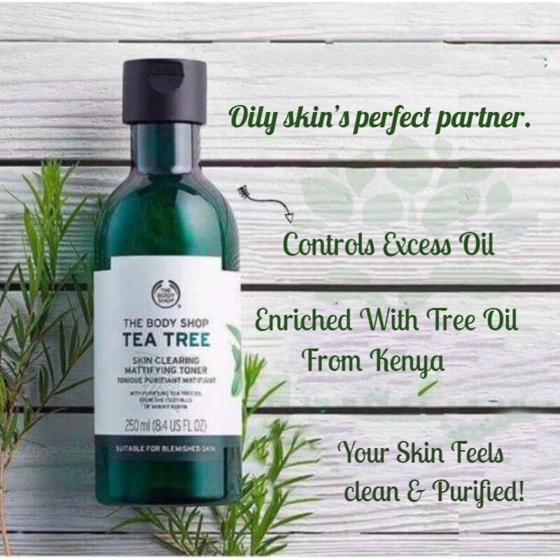 The Body Shop Tea Tree Oil Skin Clearing Mattifying Facial Toner