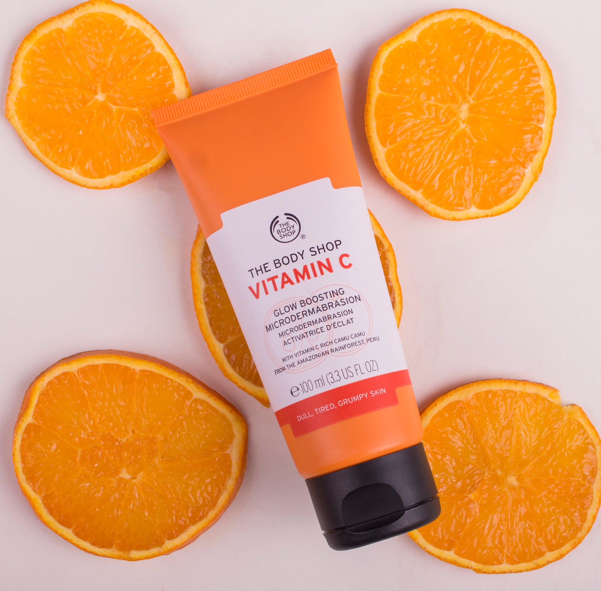 The Body Shop Vitamin C Glow Boosting Microdermabrasion Exfoliator 100ml