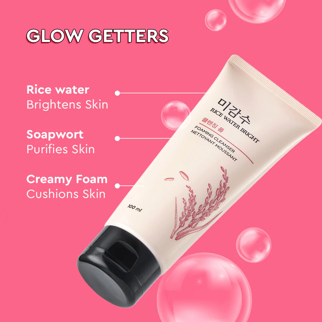 The Face Shop Rice Water Bright Foaming Cleanser 100ml