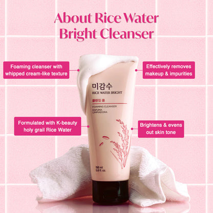 The Face Shop Rice Water Bright Foaming Cleanser 150ml