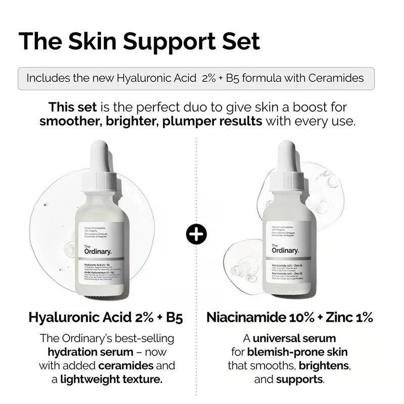 The Ordinary The Skin Support Set