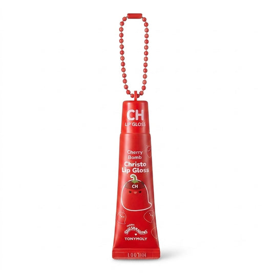 Tonymoly Christo Cherry Bomb Squishmallows Key Chain Lip Gloss