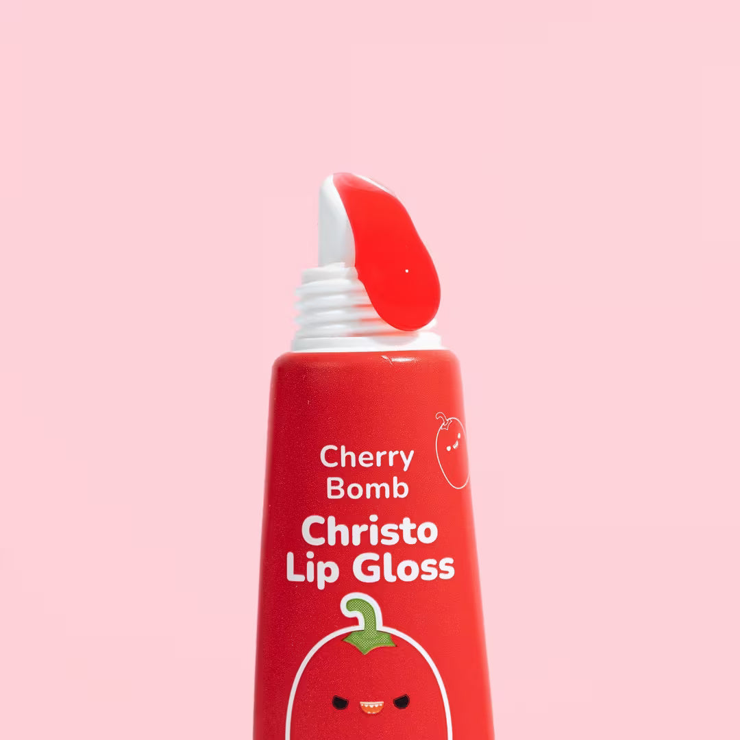 Tonymoly Christo Cherry Bomb Squishmallows Key Chain Lip Gloss