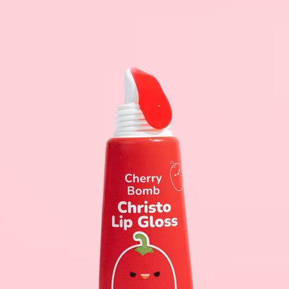 Tonymoly Christo Cherry Bomb Squishmallows Key Chain Lip Gloss