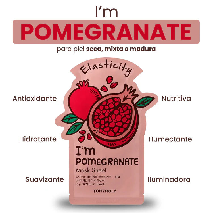Tonymoly I'm Pomegranate Antioxidant Mask Sheet