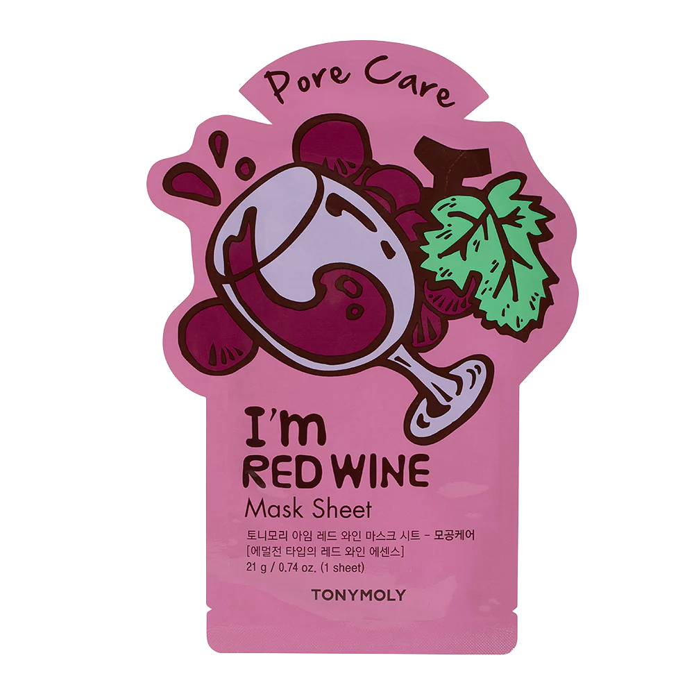 Tonymoly I'm Red Wine Pore Care Mask Sheet