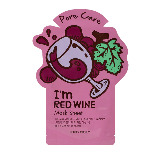 Tonymoly I'm Red Wine Pore Care Mask Sheet