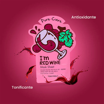 Tonymoly I'm Red Wine Pore Care Mask Sheet
