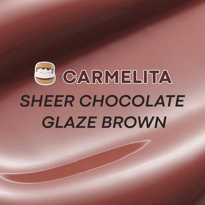 Tonymoly Squishmallows Key Chain Lip Gloss- Carmelita Chocolate Glaze