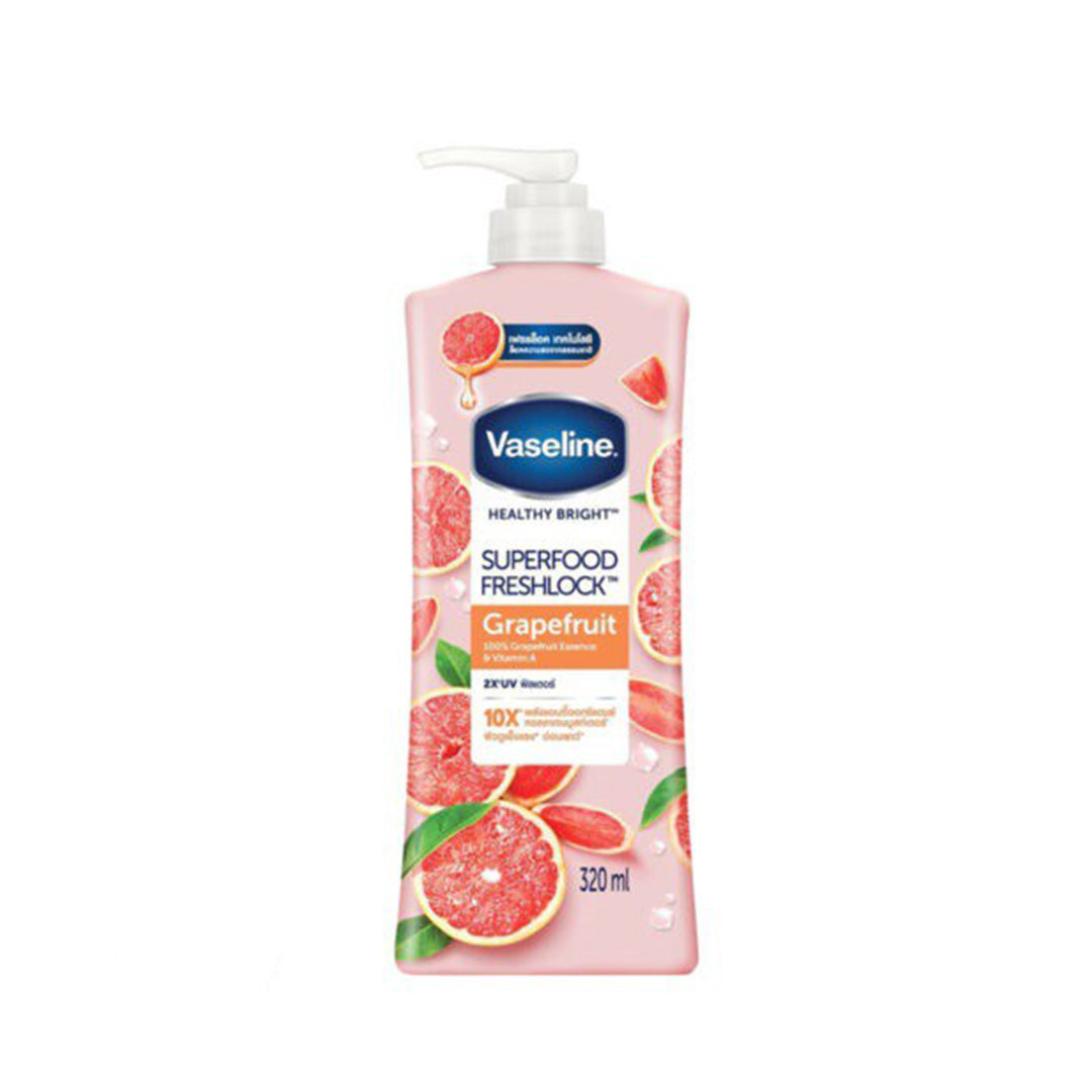 Vaseline Healthy Bright Superfood Freshlock Grapefruit Body Lotion 320ml