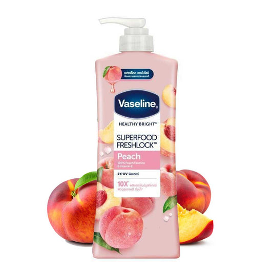 Vaseline Healthy Bright Superfood Freshlock Peach Body Lotion 320ml