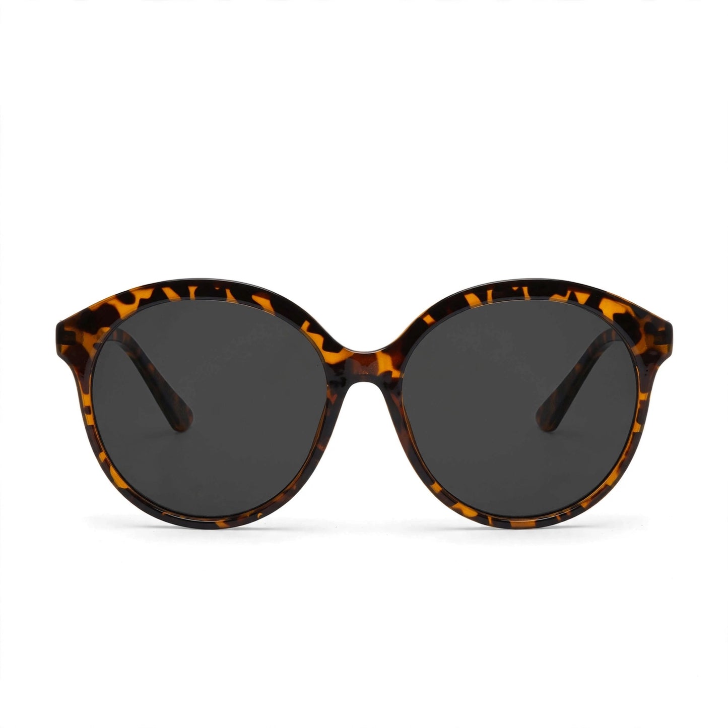 Vincci Oversized Tortoiseshell Round Sunglasses