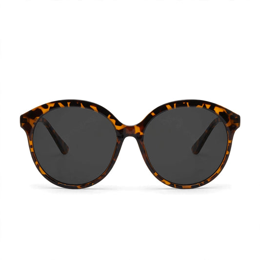 Vincci Oversized Tortoiseshell Round Sunglasses